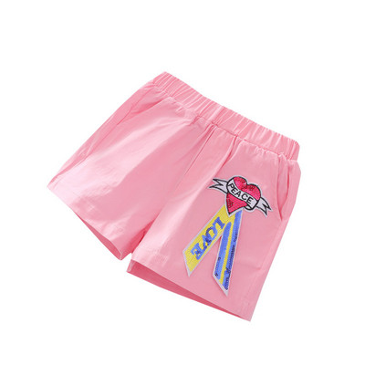 Pantaloni scurți pentru copii în trei culori cu paiete - pentru fete