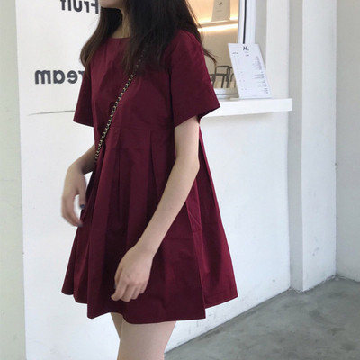 Alkalmi fekete ruha fekete és bordó színben