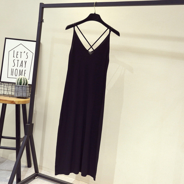 Alkalmi női ruha kereszt pántokkal több színben