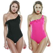 Női teljes fürdőruha egy pánttal, két színben