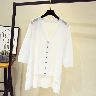 Vesta dama primavara model asimetric cu maneci 3/4 in mai multe culori