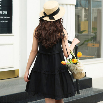 Rochie de vara cu bretele de culoare neagra