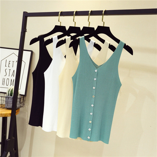 Maiou elegant de damă cu nasturi în mai multe culori