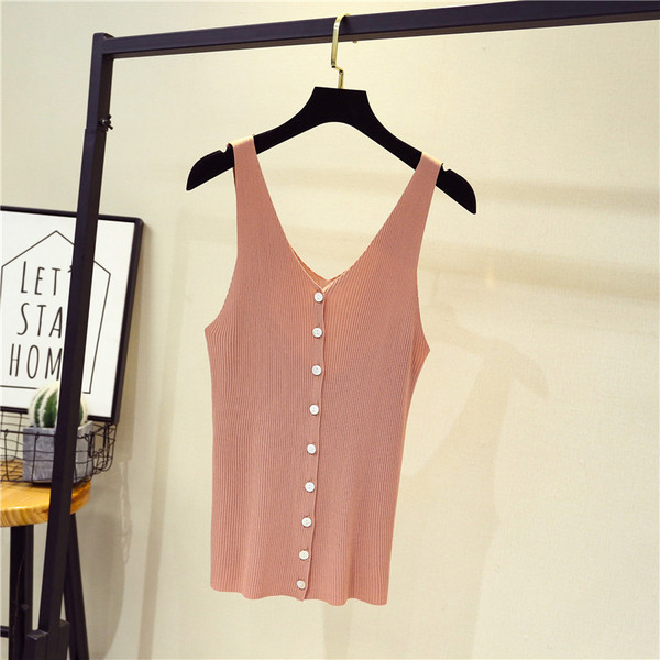 Maiou elegant de damă cu nasturi în mai multe culori