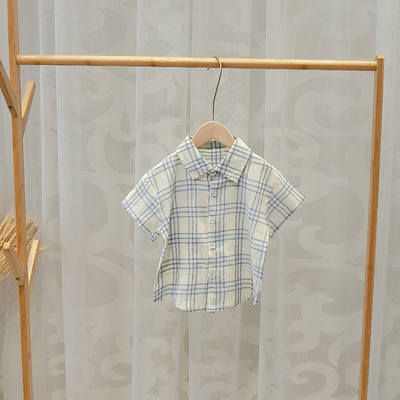 Gyermek kockás ing két színben fiúknak