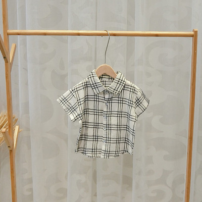 Gyermek kockás ing két színben fiúknak