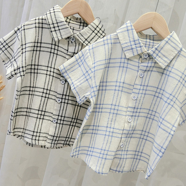 Gyermek kockás ing két színben fiúknak