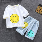 Set pentru copii modern pentru baieti in doua culori cu aplicatie