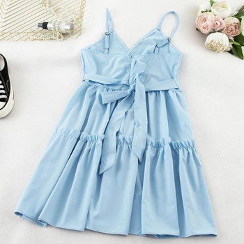 Nyári női ruha vékony pántokkal szabott modell több színben