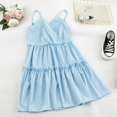 Nyári női ruha vékony pántokkal szabott modell több színben