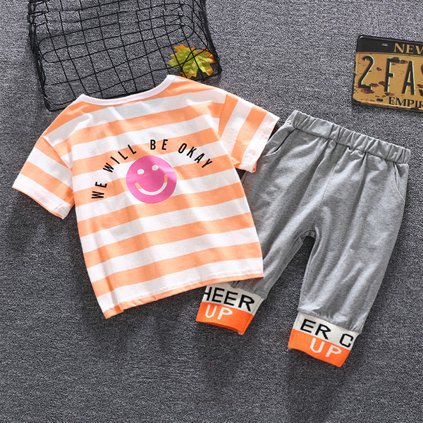 Set de zi pentru copii pentru baieti in doua culori cu aplicare