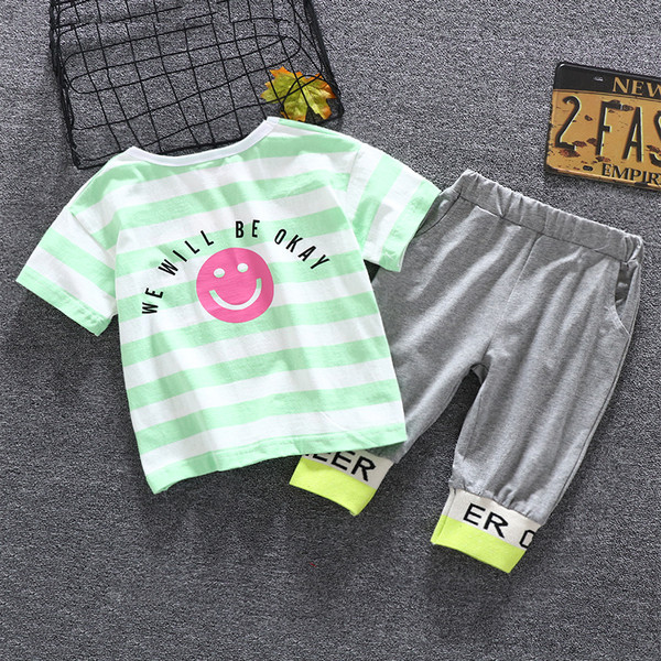 Set de zi pentru copii pentru baieti in doua culori cu aplicare