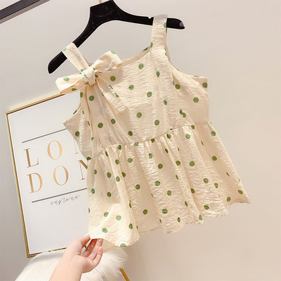 Дамски ежедневен потник  на точки -широк модел 