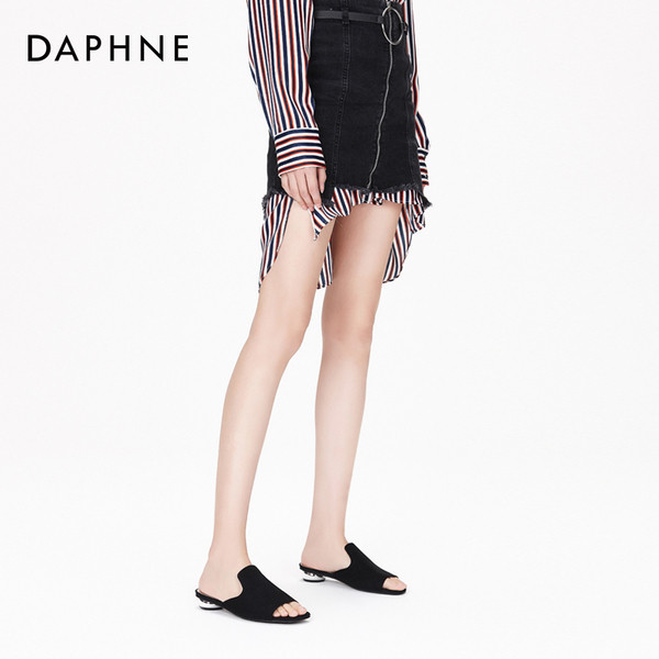 Papuci moderni de dama in trei culori