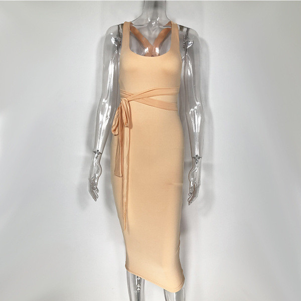 Rochie moderna de dama cu bretele late in doua culori