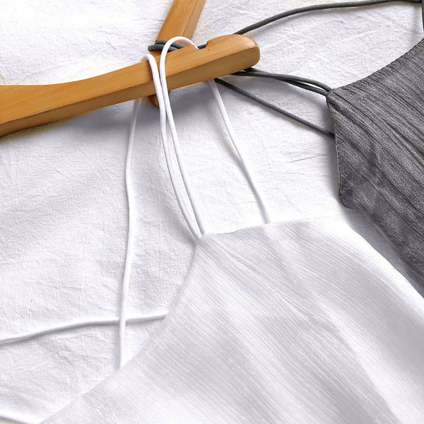 Elegáns női ruha vékony pántokkal, öt színnel