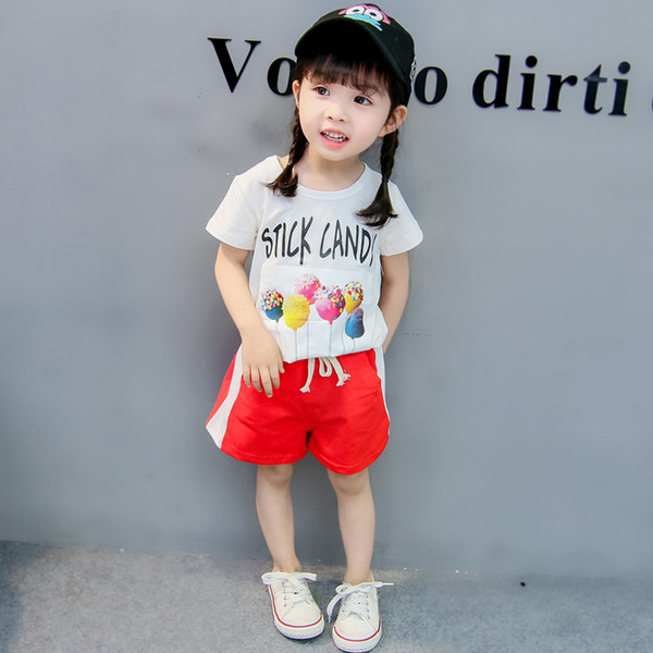 Piros és sárga gyerekkészlet lányoknak