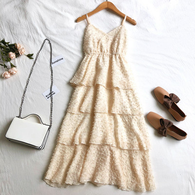 Alkalmi női ruha pántokkal, négy színben