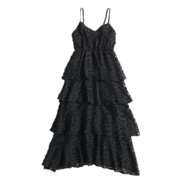 Alkalmi női ruha pántokkal, négy színben