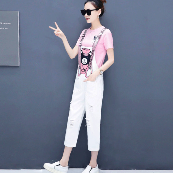 Set de dama modern din doua parti cu aplicatie de paiete