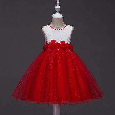 Elegáns gyerekruha 3D elemmel több színben