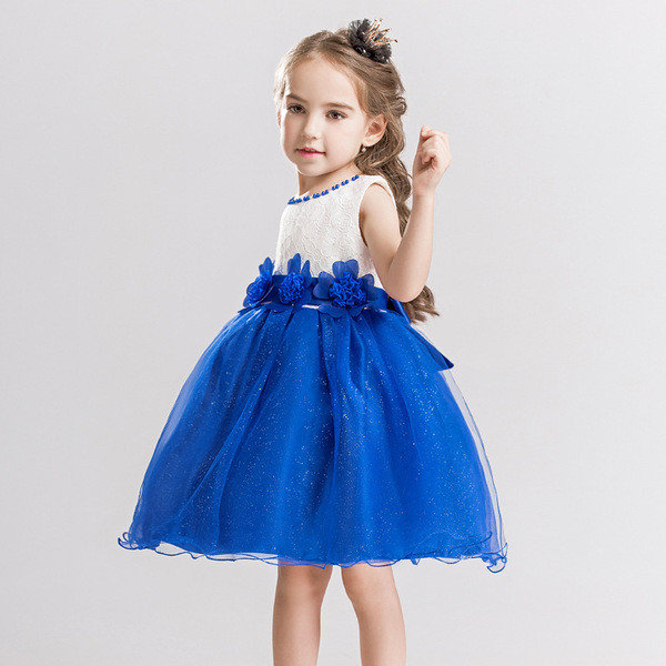 Elegáns gyerekruha 3D elemmel több színben