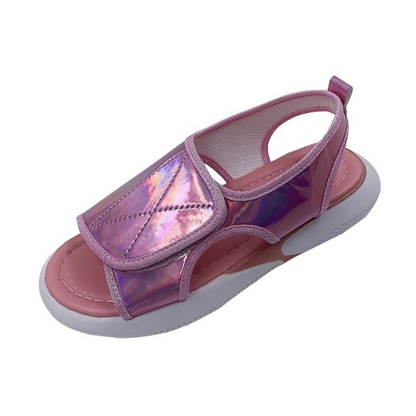 Sandale casual dama cu autocolant in trei culori