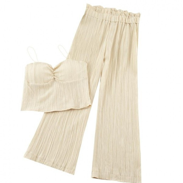 Set de damă din două părți maiou și pantaloni în patru culori