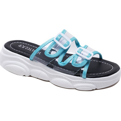 Modern női papucs szilikon pánttal, három színben