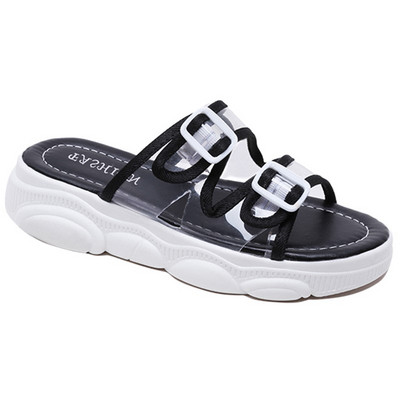 Modern női papucs szilikon pánttal, három színben