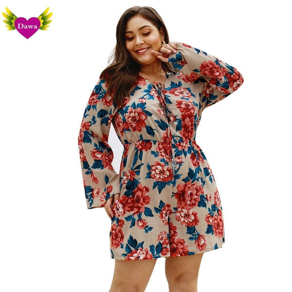 Alkalmi női overál virágmotívumokkal három színben