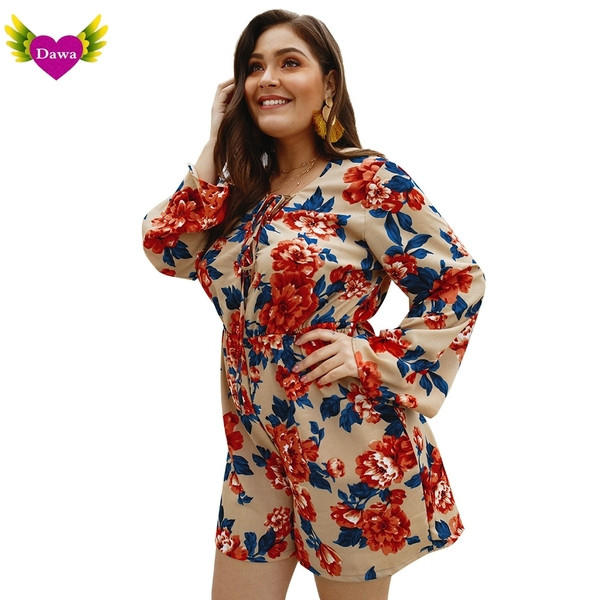 Alkalmi női overál virágmotívumokkal három színben