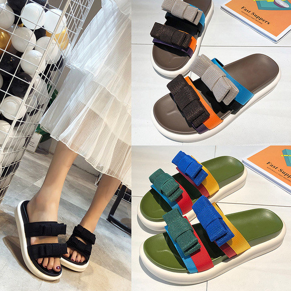 Papuci casual dama in trei culori cu element 3D