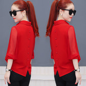 Női sifon ing különböző színekben és mintákkal