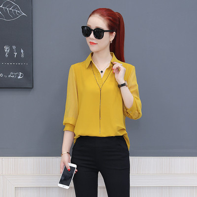 Női sifon ing különböző színekben és mintákkal