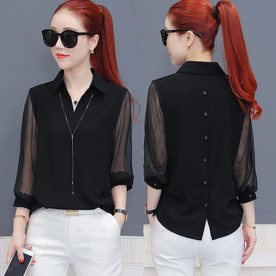 Női sifon ing különböző színekben és mintákkal