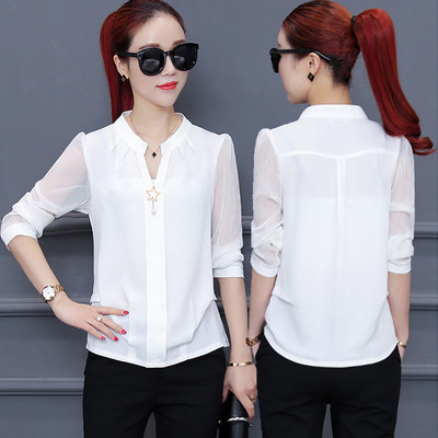 Női sifon ing különböző színekben és mintákkal