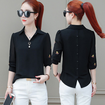 Női sifon ing különböző színekben és mintákkal