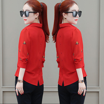 Női sifon ing különböző színekben és mintákkal