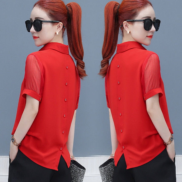 Női sifon ing különböző színekben és mintákkal