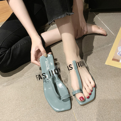 Modern női papucs több színben felirattal