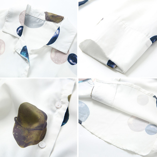 Fehér női ing rátéttel