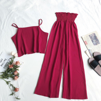 Stílusos női kétrészes szett több színben