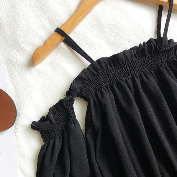 Alkalmi női ruha ejtett vállú, hasítékkal több színben