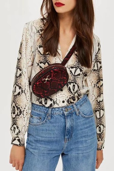 Stílusos női ing állatmintával