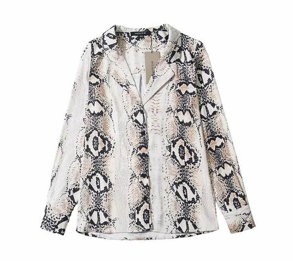 Stílusos női ing állatmintával