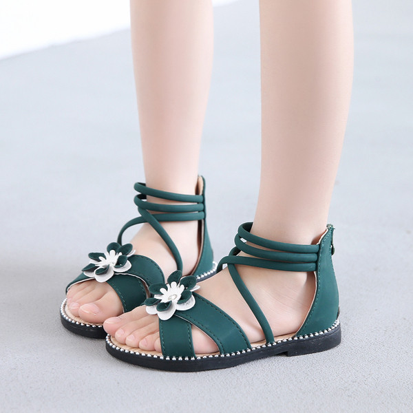 Modern gyerekszandál két színben - lányoknak