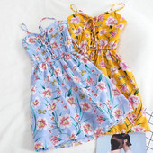 Virágos motívumú női nyári ruha több színben