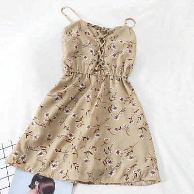 Virágos motívumú női nyári ruha több színben