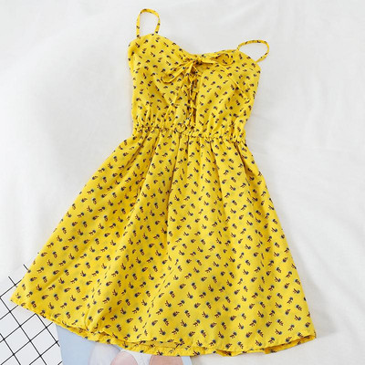 Virágos motívumú női nyári ruha több színben